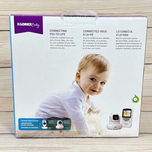 Lorex SWEET PEEP Baby Monitor 2.4" Screen Pan Tilt Camera Night Vision Lullaby - Picture 11 of 15
